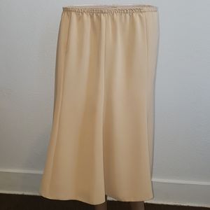 Cream colored dress!